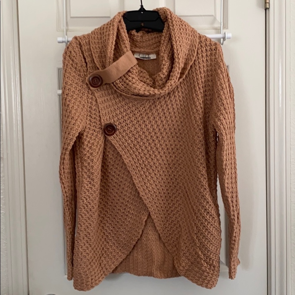 NWOT Cowl Neck Sweater Cardigan